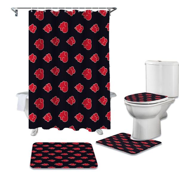 shower curtains red auspicious cloud black background durable waterproof curtain set bathroom rugs carpet toilet seat cover pad floor mat
shower curtains red auspicious cloud black background durable waterproof curtain set bathroom rugs carpet toilet seat cover pad floor mat