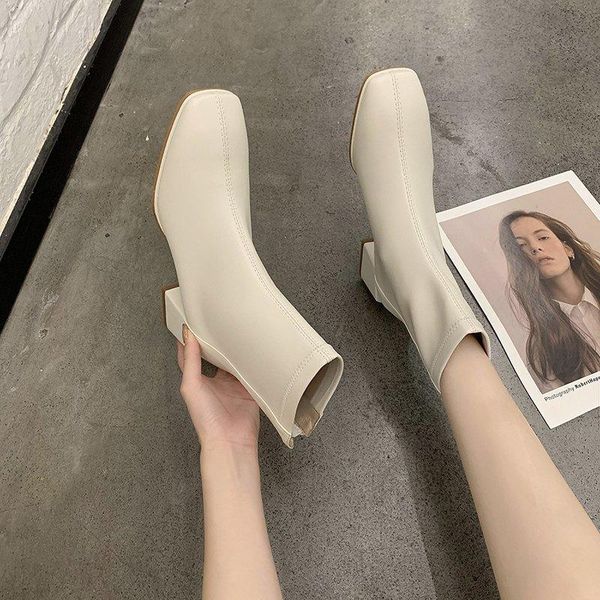 boots thick-heeled soft leather thick short women's winter plus velvet 2021 autumn mid-heel small thin ins tide, Black
boots thick-heeled soft leather thick short women's winter plus velvet 2021 autumn mid-heel small thin ins tide, Black