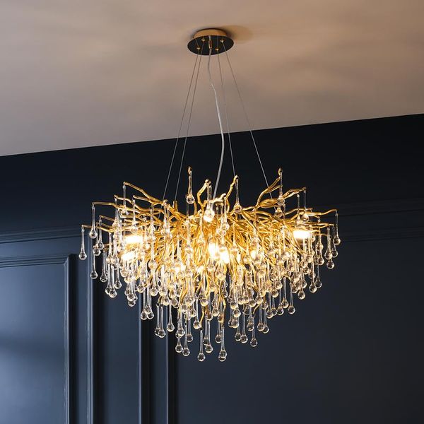 modern crystal chandelier luxury golden branch living room el lobby round decoration light chandeliers
modern crystal chandelier luxury golden branch living room el lobby round decoration light chandeliers