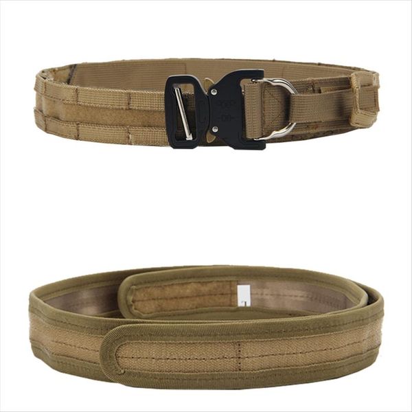 waist support nylon tactical belt army men outdoor training belts black easy unlock metal military buckle, Black;gray
waist support nylon tactical belt army men outdoor training belts black easy unlock metal military buckle, Black;gray