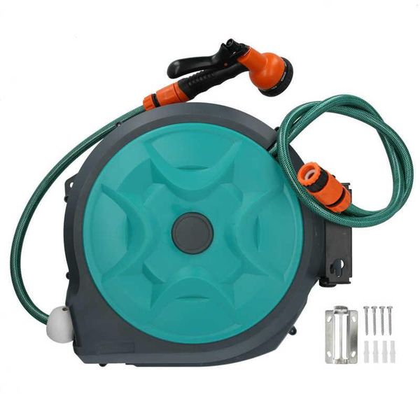 wall mounted automatic retractable garden hose reel with 15m pipe for garage watering equipments
wall mounted automatic retractable garden hose reel with 15m pipe for garage watering equipments