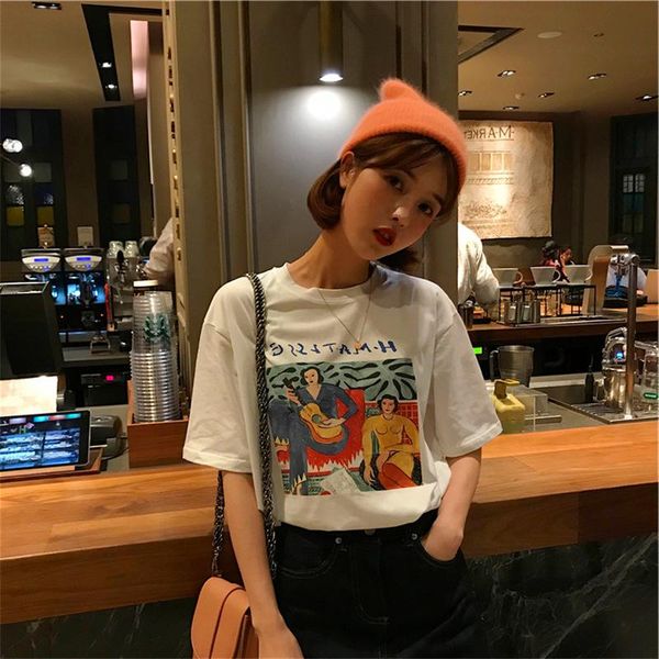 women's t-shirt 2021 summer loose white short-sleeved female ins internet celebrity fashion top
women's t-shirt 2021 summer loose white short-sleeved female ins internet celebrity fashion top