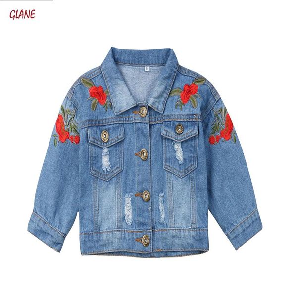 1-5years toddler kids baby girls denim coat flower embroidery jacket spring fall long sleeve outwear jackets, Blue;gray
1-5years toddler kids baby girls denim coat flower embroidery jacket spring fall long sleeve outwear jackets, Blue;gray