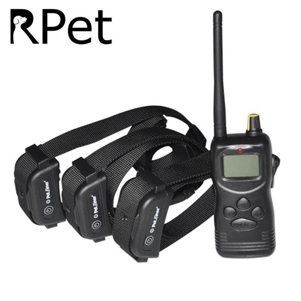 water-resistant 800 meters remote pet training e-collar for 3 dogs dog collars & leashes
water-resistant 800 meters remote pet training e-collar for 3 dogs dog collars & leashes