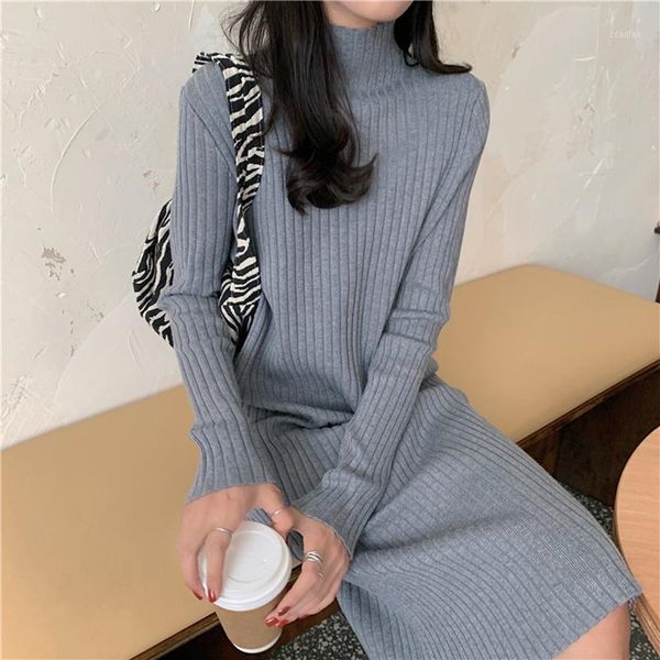 autumn mid-long mandarin collar women sweater vertical lines acrylic dress mujer pullover loose waist base knitted women's sweaters, White;black
autumn mid-long mandarin collar women sweater vertical lines acrylic dress mujer pullover loose waist base knitted women's sweaters, White;black