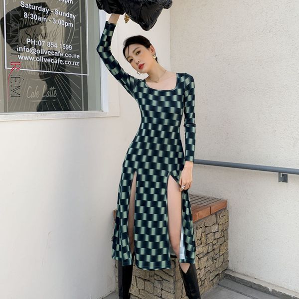 square neck knitted long-sleeved dress slim and high slits side female elegant irregular dresses party clothes 2d1040 210507, Black;gray
square neck knitted long-sleeved dress slim and high slits side female elegant irregular dresses party clothes 2d1040 210507, Black;gray