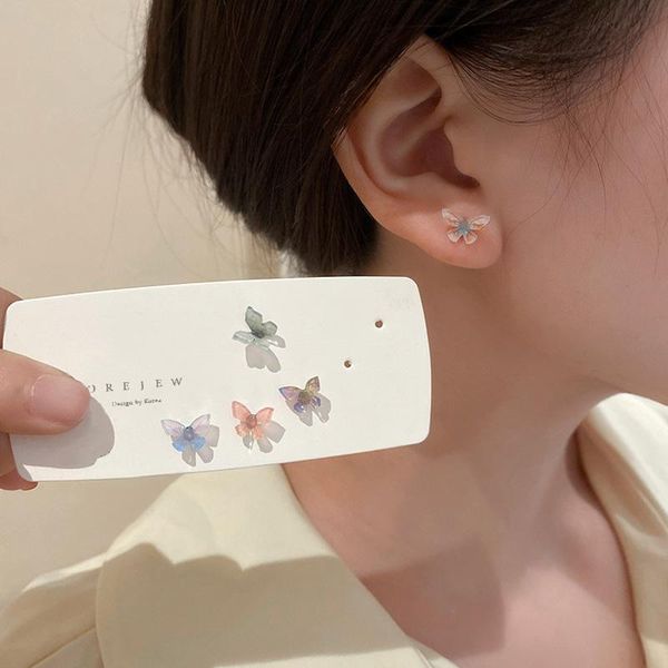 stud 6pcs ins little butterfly tragus earring for women acrylic rainbow screw piercing mid low ear, Golden;silver
stud 6pcs ins little butterfly tragus earring for women acrylic rainbow screw piercing mid low ear, Golden;silver