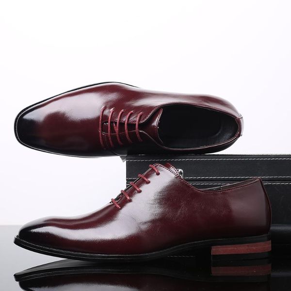 men business dress shoes leather pointed oxfords formal male party wedding footwear, Black
men business dress shoes leather pointed oxfords formal male party wedding footwear, Black