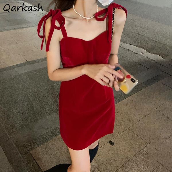 casual dresses dress women spaghetti straps mini slim party vestdios lady summer lace-up korean style girl pure sweet fashion mujer, Black;gray
casual dresses dress women spaghetti straps mini slim party vestdios lady summer lace-up korean style girl pure sweet fashion mujer, Black;gray
