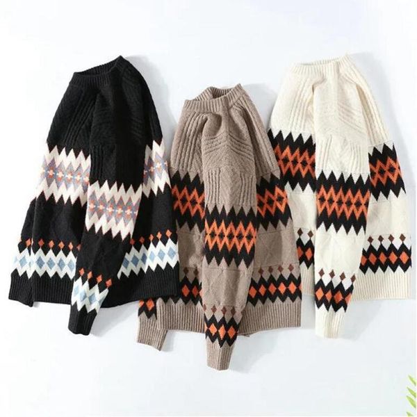 men's sweaters fashion argyle sweater men autumn winter high end male knitted pullovers streetwear teen boy knitwear clothing, White;black
men's sweaters fashion argyle sweater men autumn winter high end male knitted pullovers streetwear teen boy knitwear clothing, White;black