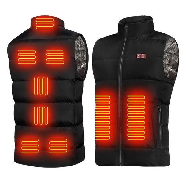 men's vests 9 places heated vest men women usb jacket heating thermal clothing hunting winter black, Black;white
men's vests 9 places heated vest men women usb jacket heating thermal clothing hunting winter black, Black;white