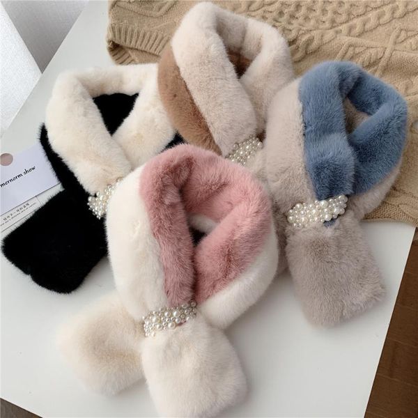 scarves 11*78cm pearl double color patchwork faux fur plush winter warm women girls kids children cross scarf fashion neck ring, Blue;gray
scarves 11*78cm pearl double color patchwork faux fur plush winter warm women girls kids children cross scarf fashion neck ring, Blue;gray
