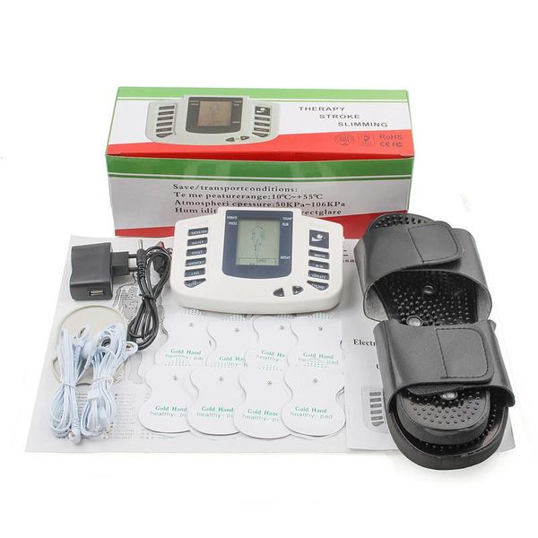 russian button electrical muscle stimulator body relax massager pulse tens acupuncture therapy slipper+8 pads+box electric massagers
russian button electrical muscle stimulator body relax massager pulse tens acupuncture therapy slipper+8 pads+box electric massagers