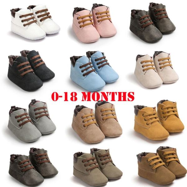 first walkers toddler born baby boy girl leather soft sole crib shoes sneakers prewalker 0-18
first walkers toddler born baby boy girl leather soft sole crib shoes sneakers prewalker 0-18