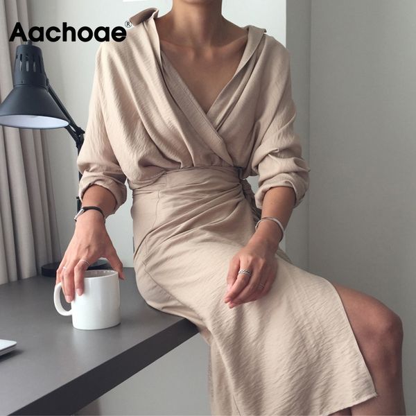 chic v neck wrap dress women solid long sleeve elegant office ladies dresses 2021 vintage midi dress vestidos mujer, Black;white
chic v neck wrap dress women solid long sleeve elegant office ladies dresses 2021 vintage midi dress vestidos mujer, Black;white
