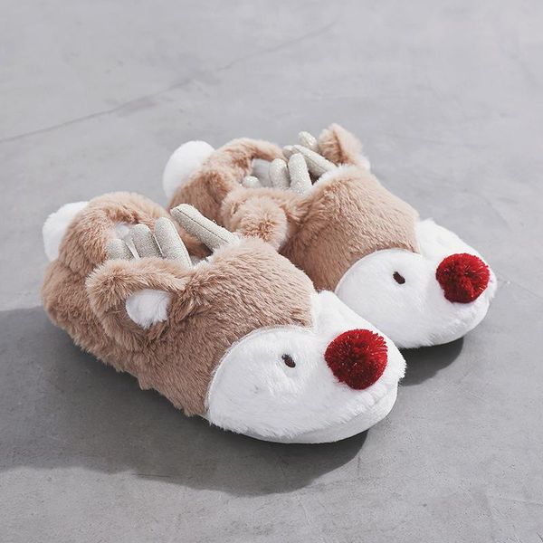 cute cartoon deer fur slippers for girls winter warm gifts home bedroom slip-on flat shoes memory foam women fuzzy, Black
cute cartoon deer fur slippers for girls winter warm gifts home bedroom slip-on flat shoes memory foam women fuzzy, Black