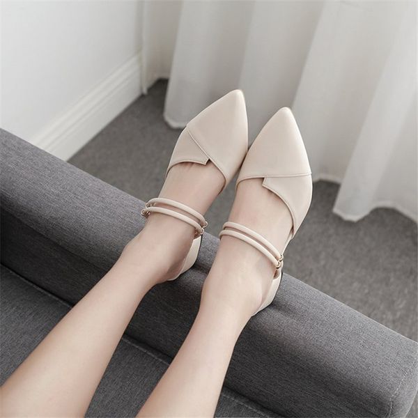 womens shoes summer new sandals slippers two-wear packaging pu surface thick heel mid heel baotou pointed toe large size1, Black
womens shoes summer new sandals slippers two-wear packaging pu surface thick heel mid heel baotou pointed toe large size1, Black