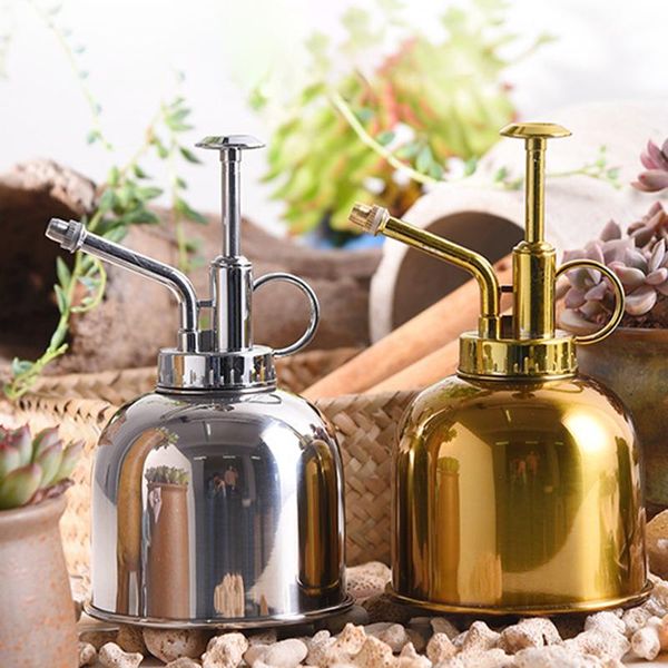 watering equipments 300ml stainless steel retro spray pot metal home kettle hand pressure pouring flower garden tools
watering equipments 300ml stainless steel retro spray pot metal home kettle hand pressure pouring flower garden tools