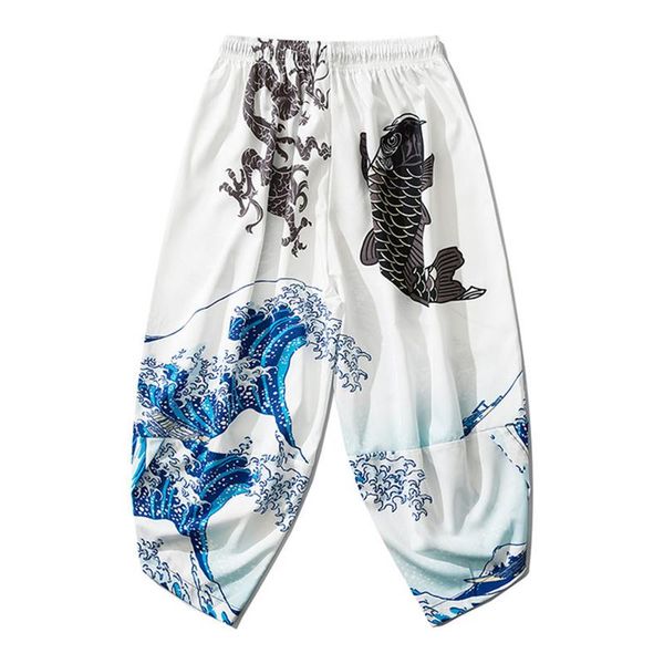 men japanese kimono traditional casual loose wide leg pants man asian clothes harakuju fish dragon waves print cardigan ethnic clothing, Red
men japanese kimono traditional casual loose wide leg pants man asian clothes harakuju fish dragon waves print cardigan ethnic clothing, Red