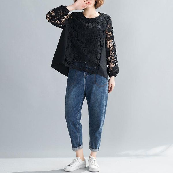 women's t-shirt superaen 2021 spring and summer lace long sleeve korean sunscreen female hollow out woman tshirts, White
women's t-shirt superaen 2021 spring and summer lace long sleeve korean sunscreen female hollow out woman tshirts, White