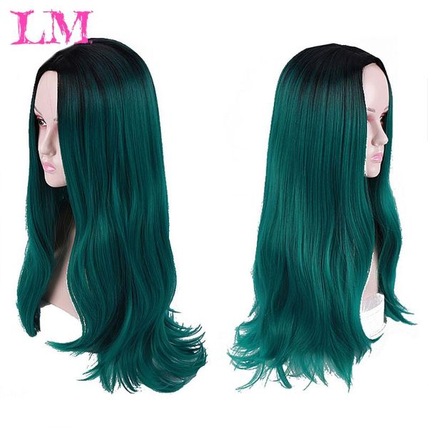 synthetic wigs lm long ombre black green cosplay lolita wig no bangs high temperature fiber pink hair for wo
synthetic wigs lm long ombre black green cosplay lolita wig no bangs high temperature fiber pink hair for wo
