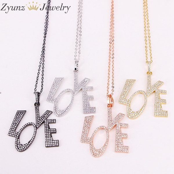 pendant necklaces 5 strands zyz303-8096 micro pave cz stones copper metal love letters jewelry handmade necklace, Silver
pendant necklaces 5 strands zyz303-8096 micro pave cz stones copper metal love letters jewelry handmade necklace, Silver