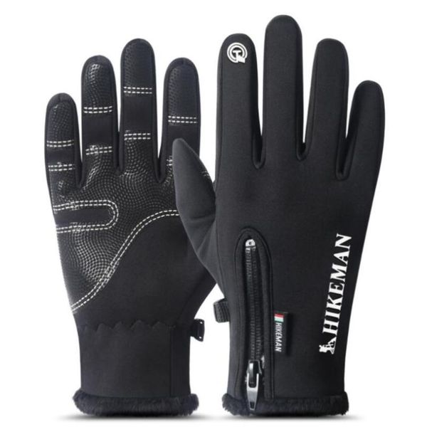 winter bike sports windsers cycling gloves windproof warm zipper decoration men women touched screen black riding mittens 
winter bike sports windsers cycling gloves windproof warm zipper decoration men women touched screen black riding mittens