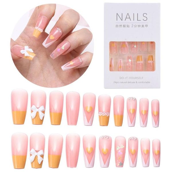 false nails nail art white edging flower pattern full cover love heart french artificial fake, Red;gold
false nails nail art white edging flower pattern full cover love heart french artificial fake, Red;gold