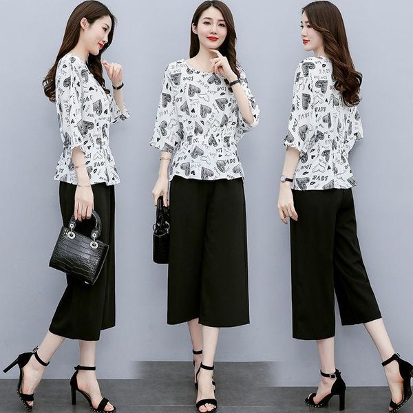 women's tracksuits casual women two piece outfits summer matching sets wild leg pants set leisure womens clothing 2 tracksuit, Gray
women's tracksuits casual women two piece outfits summer matching sets wild leg pants set leisure womens clothing 2 tracksuit, Gray