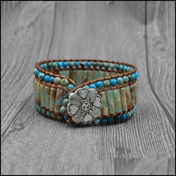 chakra bracelet jewelry handmade mti color natural stone beaded leather wrap couples bracelets creative gifts beaded, strands drop delivery, Black
chakra bracelet jewelry handmade mti color natural stone beaded leather wrap couples bracelets creative gifts beaded, strands drop delivery, Black