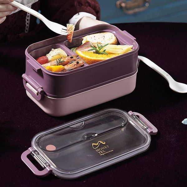stainless steel lunch box bento for student office worker double-layer microwave heating container kitchen dinnerware sets
stainless steel lunch box bento for student office worker double-layer microwave heating container kitchen dinnerware sets