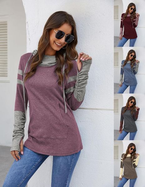 women's t-shirt baby 001 winter clothing casual fashion stitching pleated sleeves hooded pocket mcn, White
women's t-shirt baby 001 winter clothing casual fashion stitching pleated sleeves hooded pocket mcn, White