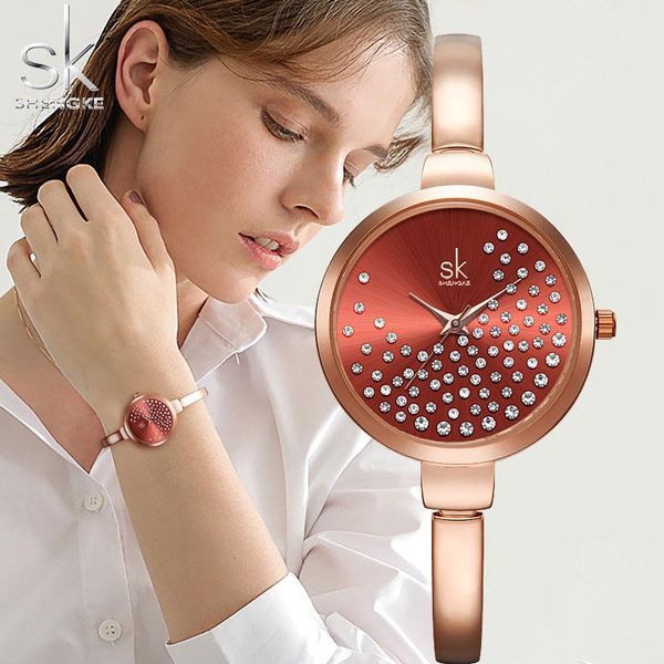 wristwatches shengke women watches fashion watch geneva designer ladies diamond quartz wrist gifts for, Slivery;brown
wristwatches shengke women watches fashion watch geneva designer ladies diamond quartz wrist gifts for, Slivery;brown