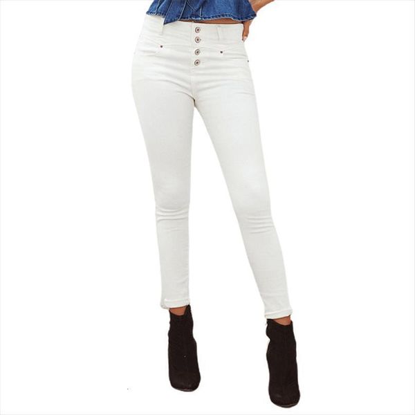 fashion white color slim womens jean fit buttons pockets casual high waist pencil pants ladies all match denim jeans trousers, Blue
fashion white color slim womens jean fit buttons pockets casual high waist pencil pants ladies all match denim jeans trousers, Blue