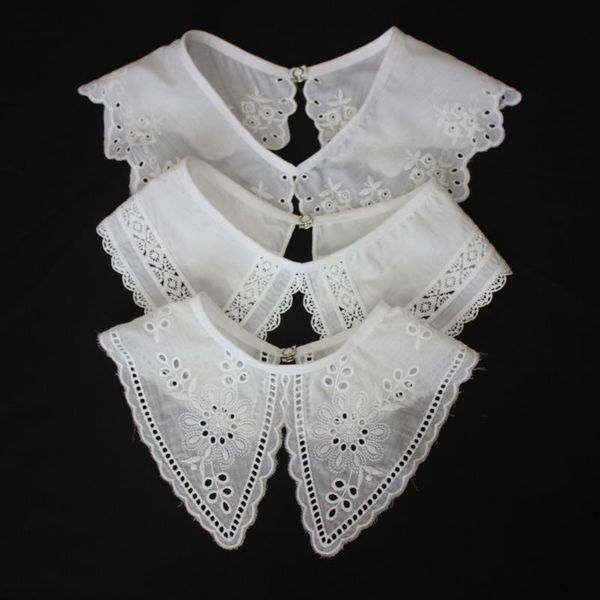 bow ties women lace shirt false collar lapel dress blouse fake collars shawl wrap embroidered detachable clothes accessories, Black;gray
bow ties women lace shirt false collar lapel dress blouse fake collars shawl wrap embroidered detachable clothes accessories, Black;gray