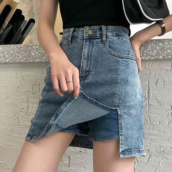 skirts casual a-line high waist denim for women summer fashion solid pockets button all-matched jeans sblj, Black 
skirts casual a-line high waist denim for women summer fashion solid pockets button all-matched jeans sblj, Black