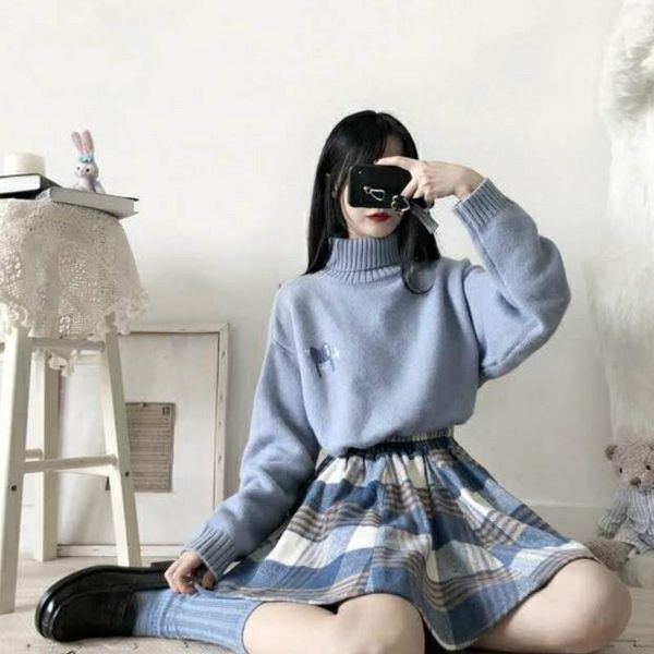 merry pretty spring 2 piece womens tracksuits set blue sweater and plaid pleasted skirt pieces outfits women matching, Gray
merry pretty spring 2 piece womens tracksuits set blue sweater and plaid pleasted skirt pieces outfits women matching, Gray