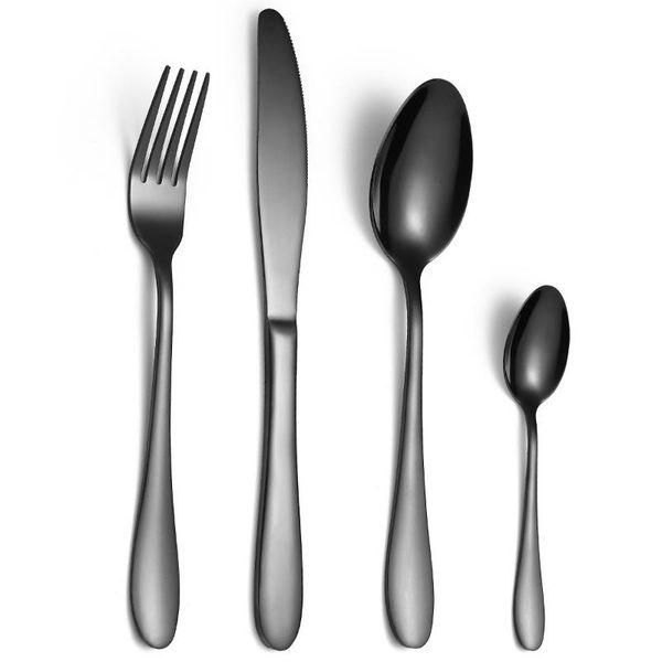 grade stainless steel dinnerware set black gold cutlery spoon fork knife western cutleri silverware tableware supplies sets
grade stainless steel dinnerware set black gold cutlery spoon fork knife western cutleri silverware tableware supplies sets