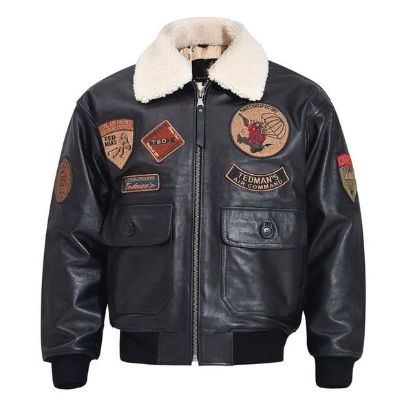 men's leather & faux 2021 black genuine jacket men military style europe size xxl real natural thick cowhide winter warm g1 pilot coat
men's leather & faux 2021 black genuine jacket men military style europe size xxl real natural thick cowhide winter warm g1 pilot coat