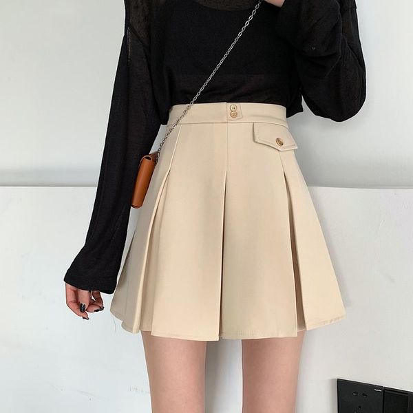 skirts short skirt female retro pleated 2021 summer high waist vintage tooling for women, Black
skirts short skirt female retro pleated 2021 summer high waist vintage tooling for women, Black