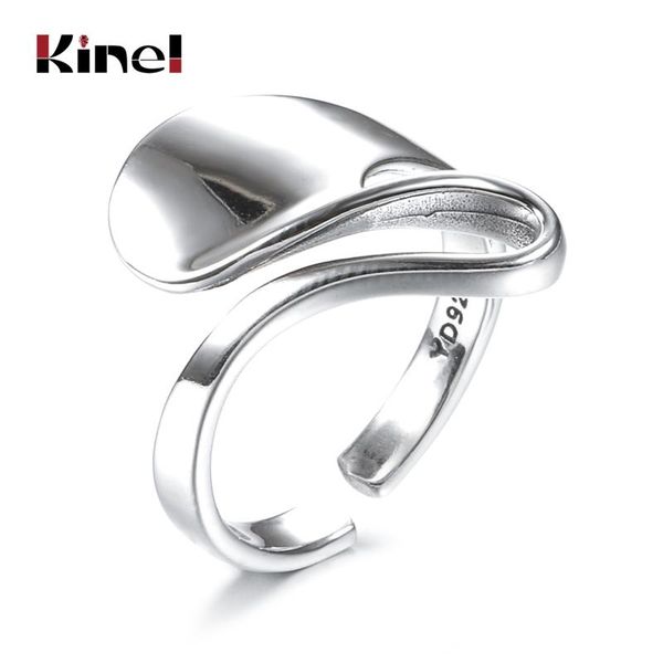 cluster rings kinel authentic 925 sterling silver wave geometric adjustable ring korean style jewelry wedding party fine ladies, Golden;silver
cluster rings kinel authentic 925 sterling silver wave geometric adjustable ring korean style jewelry wedding party fine ladies, Golden;silver