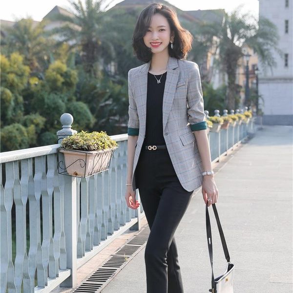 fashion casual ladies blazer women work suits with pant and jacket sets business office uniform styles pantsuits women's & blazers, White;black
fashion casual ladies blazer women work suits with pant and jacket sets business office uniform styles pantsuits women's & blazers, White;black