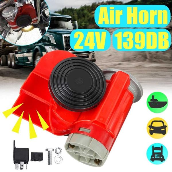 other auto electronics red black car atv truck motor 24v 139db snail compact dual tone electric pump kit sound loud air horn for accessories
other auto electronics red black car atv truck motor 24v 139db snail compact dual tone electric pump kit sound loud air horn for accessories