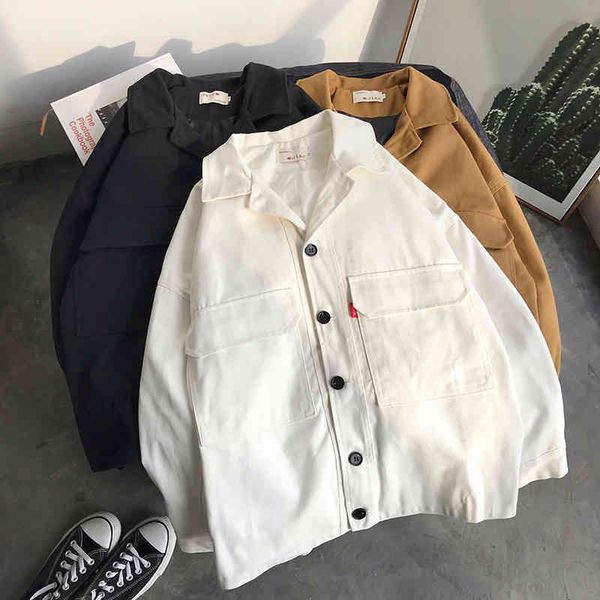 men's jackets men will see pocket casual jackets men harajuku fashion lets loose men's jacket spring clothes oats 6leg, Black;brown
men's jackets men will see pocket casual jackets men harajuku fashion lets loose men's jacket spring clothes oats 6leg, Black;brown