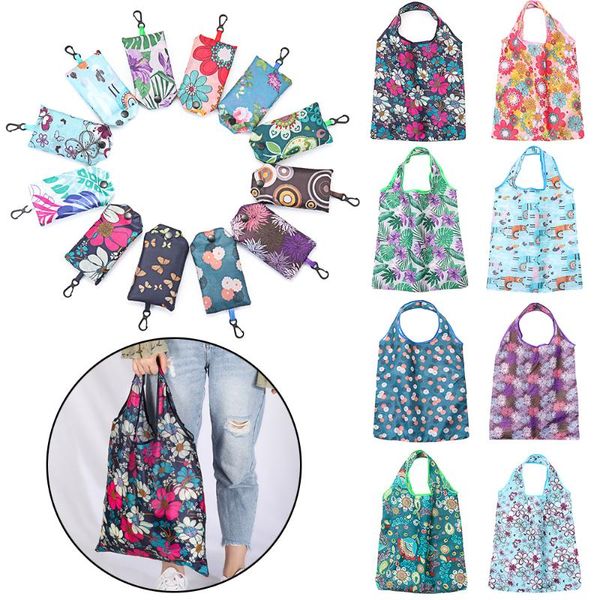 storage bags 1pc eco-friendly multi colors printed polyester shopping foldable groceries tote reusable pouch bag home supply
storage bags 1pc eco-friendly multi colors printed polyester shopping foldable groceries tote reusable pouch bag home supply