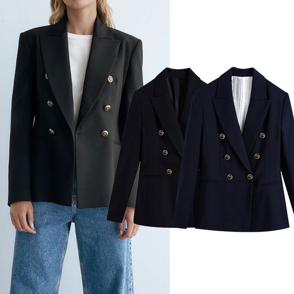 women's two piece pants new fashion designer blazer jacket single breasted metal casual buttons outer long sleeve lapel navy szi6, White
women's two piece pants new fashion designer blazer jacket single breasted metal casual buttons outer long sleeve lapel navy szi6, White