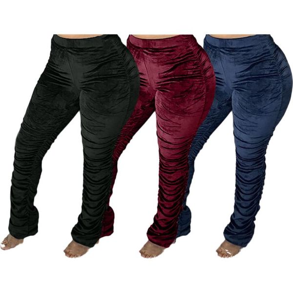 autumn winter women casual fashion solid pleated golden velvet flare sports pants 2021 women's & capris, Black;white
autumn winter women casual fashion solid pleated golden velvet flare sports pants 2021 women's & capris, Black;white