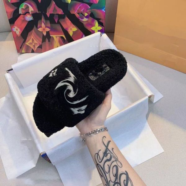 scuffs 2022 new women shoes slipper plush winter round toe casual fashion classic comfortable thick bottom letter indoor concise lovely hm22, Black
scuffs 2022 new women shoes slipper plush winter round toe casual fashion classic comfortable thick bottom letter indoor concise lovely hm22, Black
