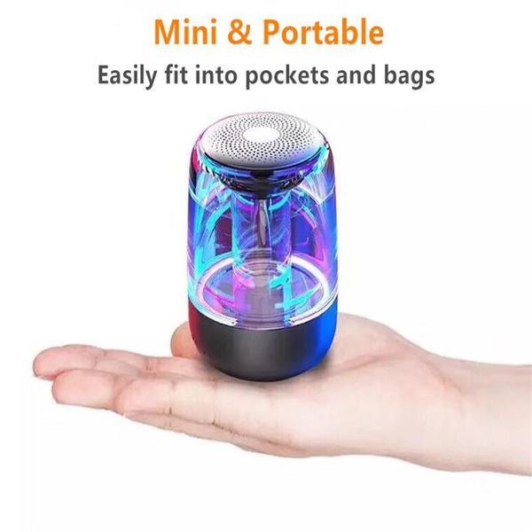 mini portable wireless bluetooth speaker bass with colorful light indoor outdoor subwoofer fashion tws music speakers
mini portable wireless bluetooth speaker bass with colorful light indoor outdoor subwoofer fashion tws music speakers
