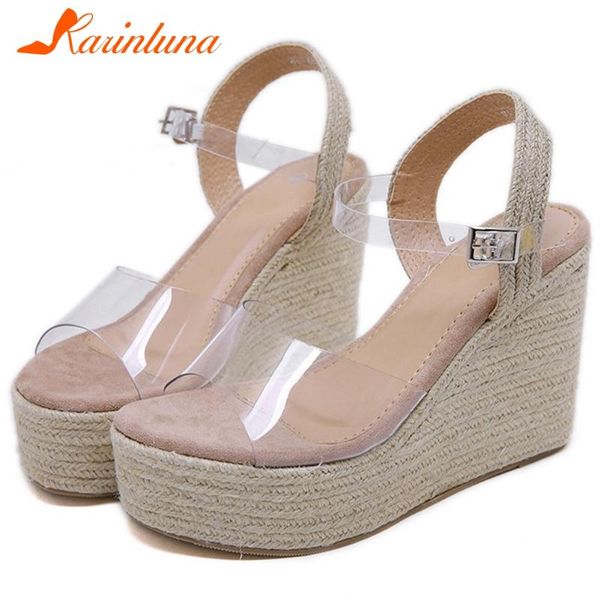 sandals karin plus size 34-44 ladies classic daily platform wedges high heels pvc women summer fashion shoes, Black
sandals karin plus size 34-44 ladies classic daily platform wedges high heels pvc women summer fashion shoes, Black